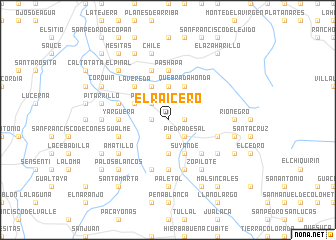 map of El Raicero