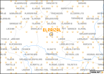 map of El Raizal