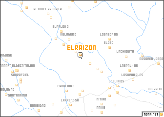 map of El Raizón