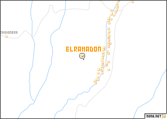 map of El Ramadón