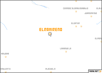 map of El Ramireño