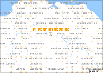 map of El Ranchito Arriba