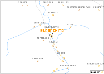 map of El Ranchito