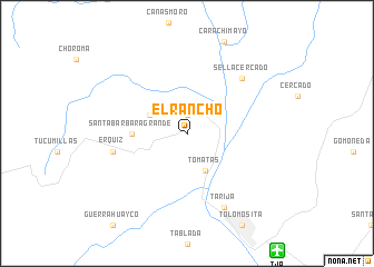 map of El Rancho