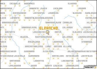 map of El Rancho