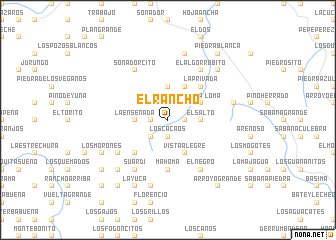 map of El Rancho