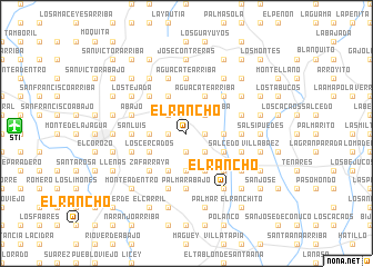 map of El Rancho