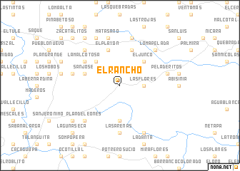 map of El Rancho