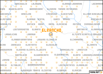 map of El Rancho