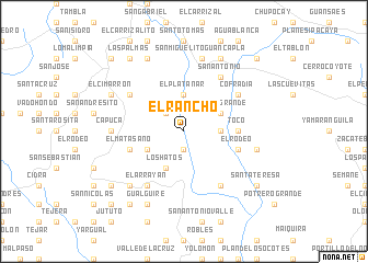 map of El Rancho