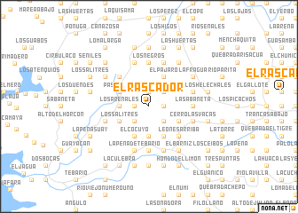 map of El Rascador