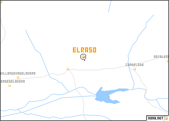 map of El Raso