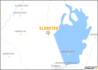 map of El Rastro