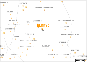 map of El Rayo
