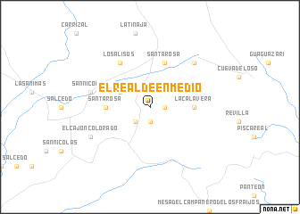 map of El Real de Enmedio
