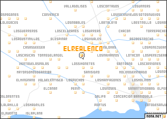 map of El Realenco