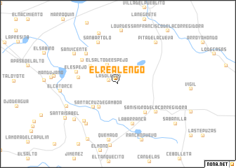 map of El Realengo