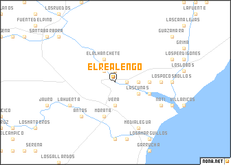 map of El Realengo