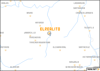 map of El Realito