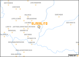 map of El Realito