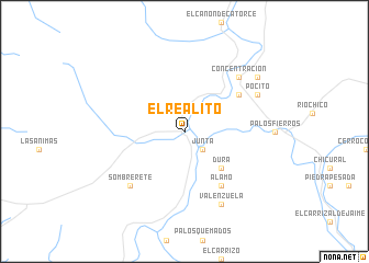 map of El Realito