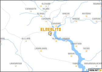 map of El Realito