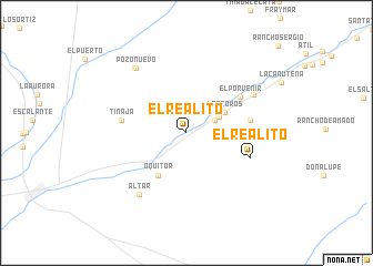 map of El Realito