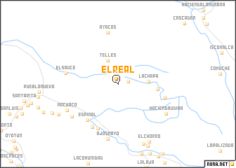 map of El Real