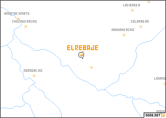 map of El Rebaje