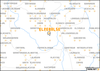 map of El Rebalse