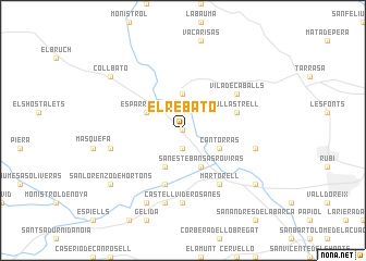 map of El Rebato
