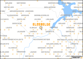 map of El Rebelde