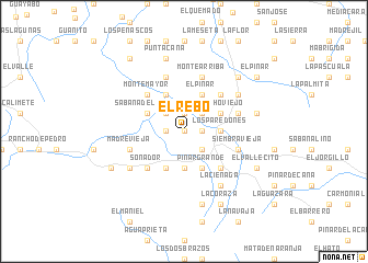 map of El Rebo