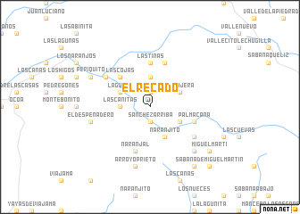 map of El Recado