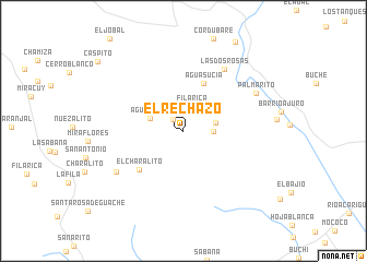 map of El Rechazo