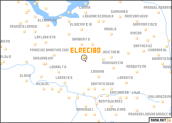 map of El Recibo