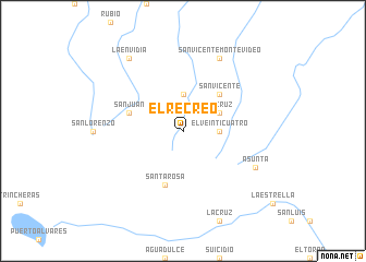 map of El Recreo