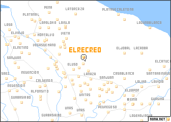 map of El Recreo