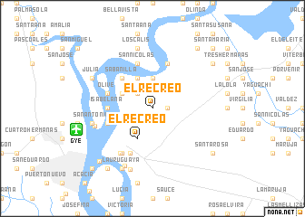 map of El Recreo