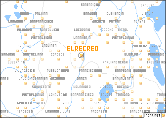 map of El Recreo