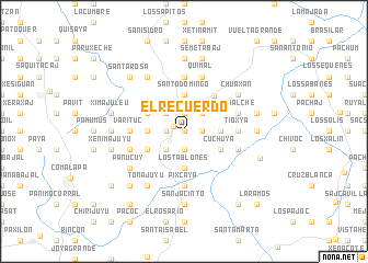 map of El Recuerdo