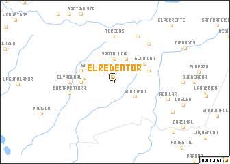 map of El Redentor