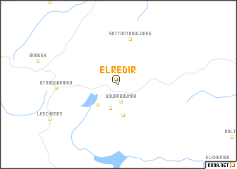 map of El Redir