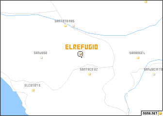 map of El Refugio
