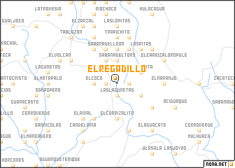 map of El Regadillo