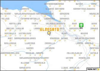 map of El Regato