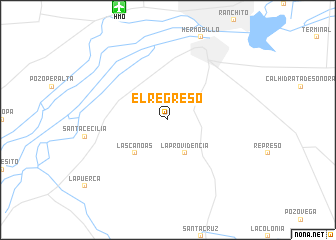 map of El Regreso