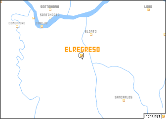 map of El Regreso