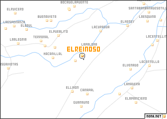 map of El Reinoso