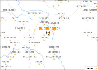 map of El Reinoso